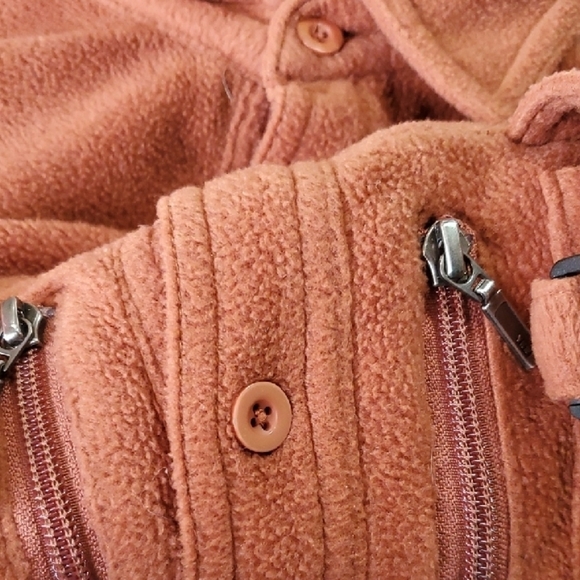 RedHead Warm Rust Fleece Shirt Jacket 5 Pockets And Back Vent XL - Picture 14 of 14